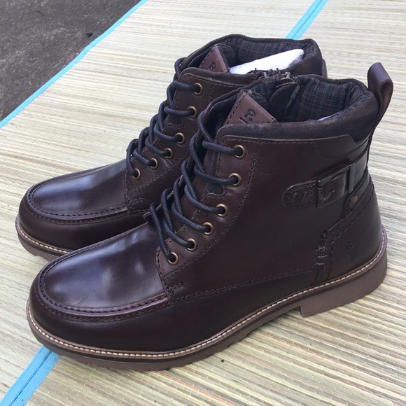 Nordstrom Reserved Footwear Lace-Up Mid Boot Brown main image 7